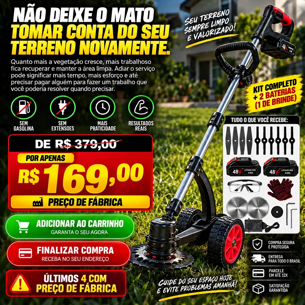 Oferta: de R$ 379,00 por R$ 169,00 preço de fábrica